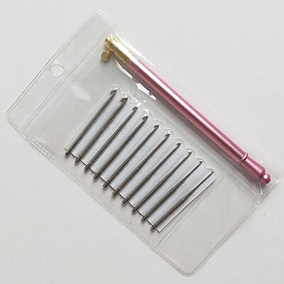 Interchangeable Crochet Hook Set- Metal Interchangeable Crochet Hook Set- Metal