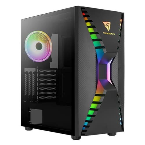 AeroCool Cronus ARGB E-ATX Mid Tower Case – Tempered Glass | Black