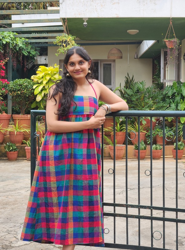 Kalpana's Classic Tube Dress - Blue Hues