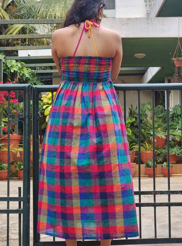 Kalpana's Classic Tube Dress - Blue Hues