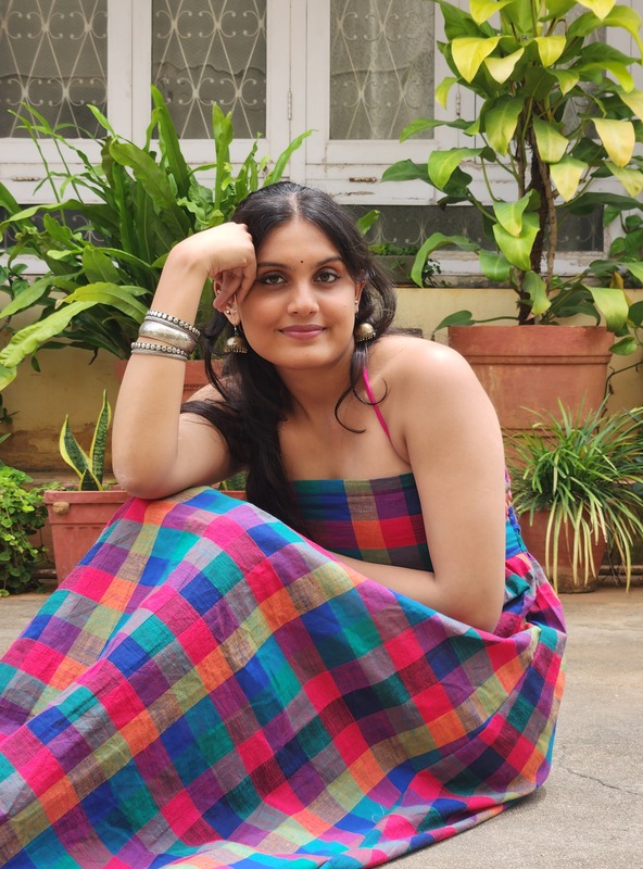 Kalpana's Classic Tube Dress - Blue Hues