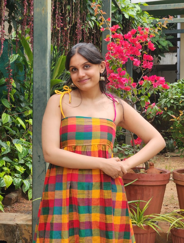 Kalpana's Classic Tube Dress - Green Hues