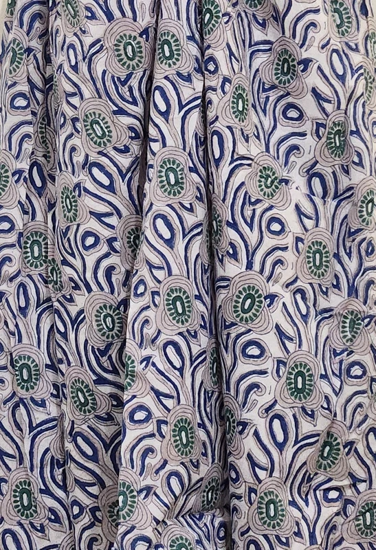 Inaaya's Four-Tie Tube Dress - Teal & White