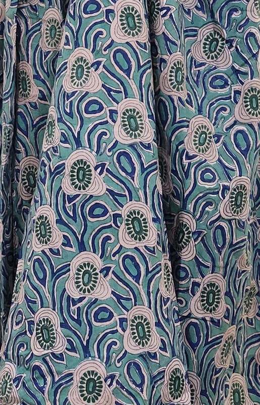 Inaaya's Four-Tie Tube Dress - Teal & Stripes