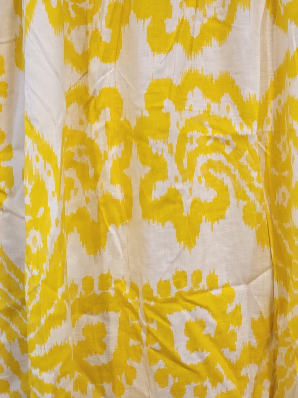 Siya's Soft Frill Tube Dress - Sunshine Yellow & White