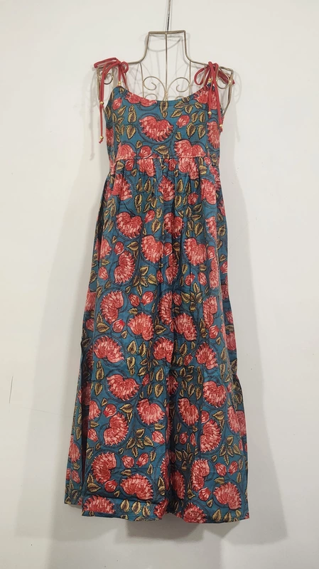 Zara's Classic Tube Dress - Teal & Lotus