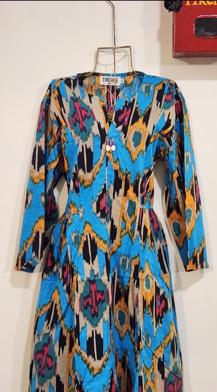 Meena's Ruffled Sides top + Pant Set  - Blue Ikkhat