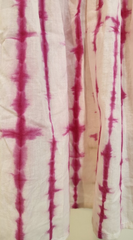 Basanti's Classic Tube Top - White & pink