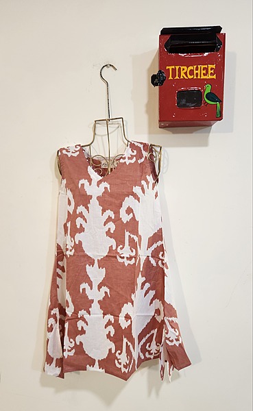 Naina's sleeve-less A-Line Top - Light Pink Ikkhat