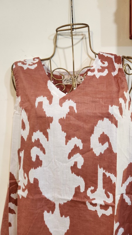 Naina's sleeve-less A-Line Top - Light Pink Ikkhat