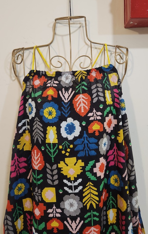 Anika's Free-Size Strappy Dress - Black & Colours