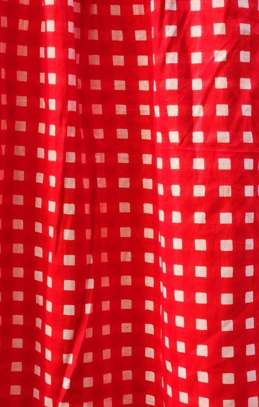 Hoor's Halter Neck Tube Dress - Red Gingham