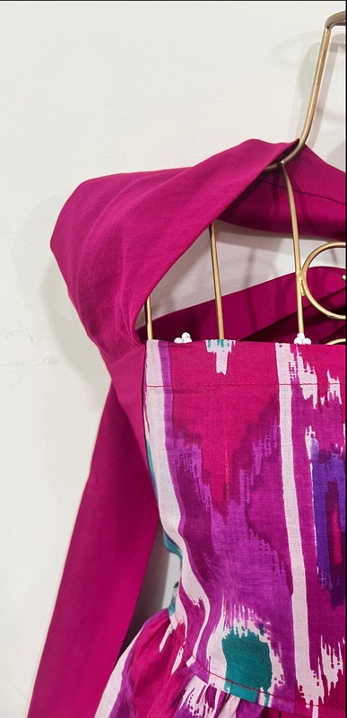 Hoor's Halter Neck Tube Dress - Pink Ikkhat