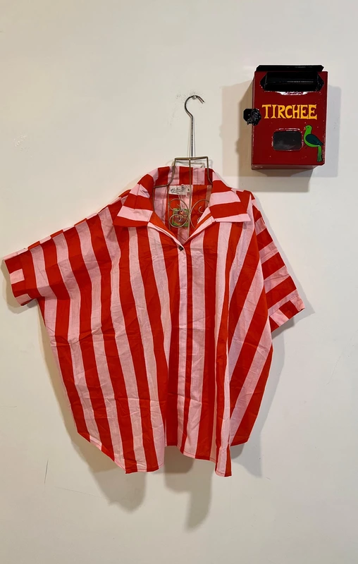 Junoon's Anti-Fit Shirt - Orange Stripes