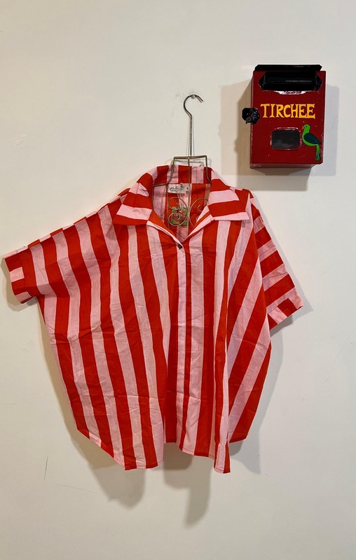 Junoon's Anti-Fit Shirt - Orange Stripes