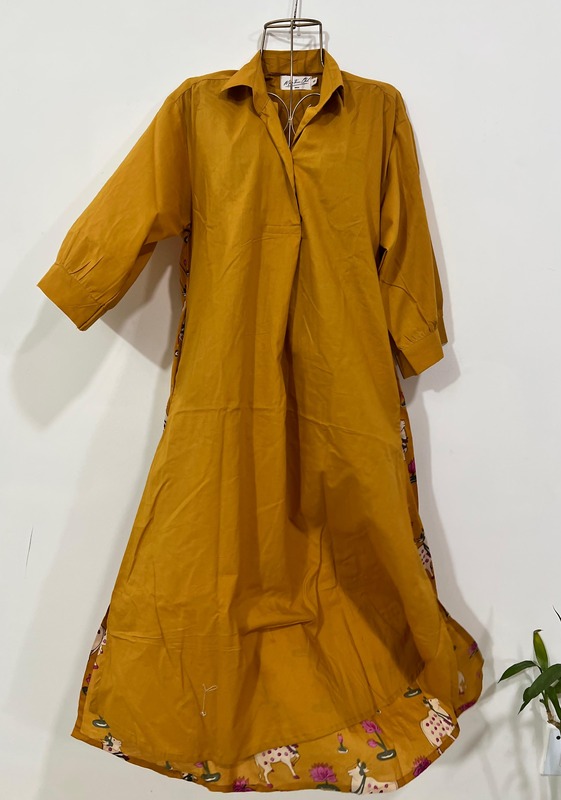 Meera's Button-Down Collared Dress