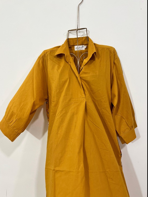 Meera's Button-Down Collared Dress