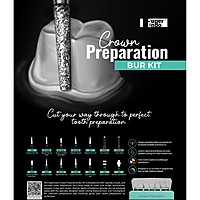 SuperEndo Crown Preparation Bur Kit – Diamond FG Burs for Airotor