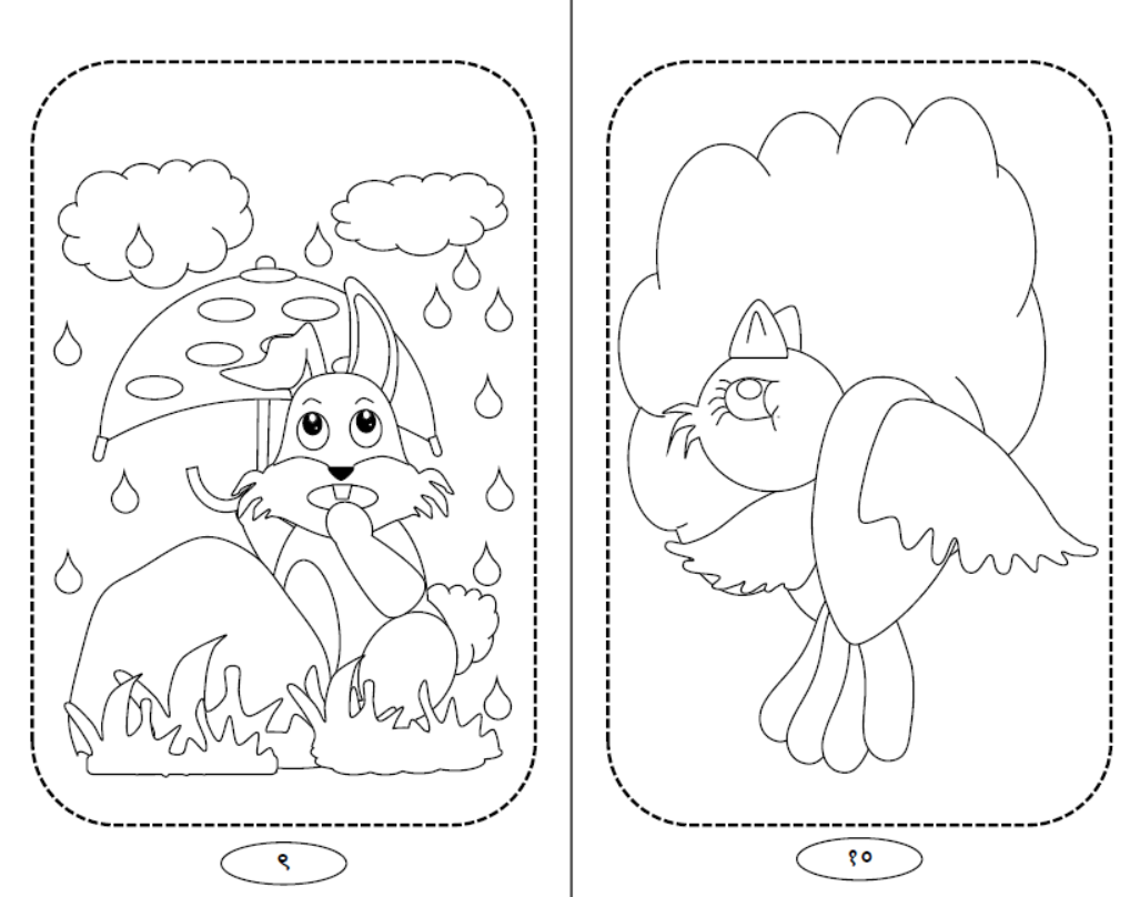 चित्र रंगवूया सारे- Picture colouring book (Pack of 10 books)