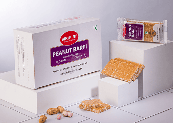 SIRIMIRI Crushed Peanut Barfi Rs 40 Pack of 12 pcs SIRIMIRI Crushed Peanut Barfi Rs 40 Pack of 12 pcs
