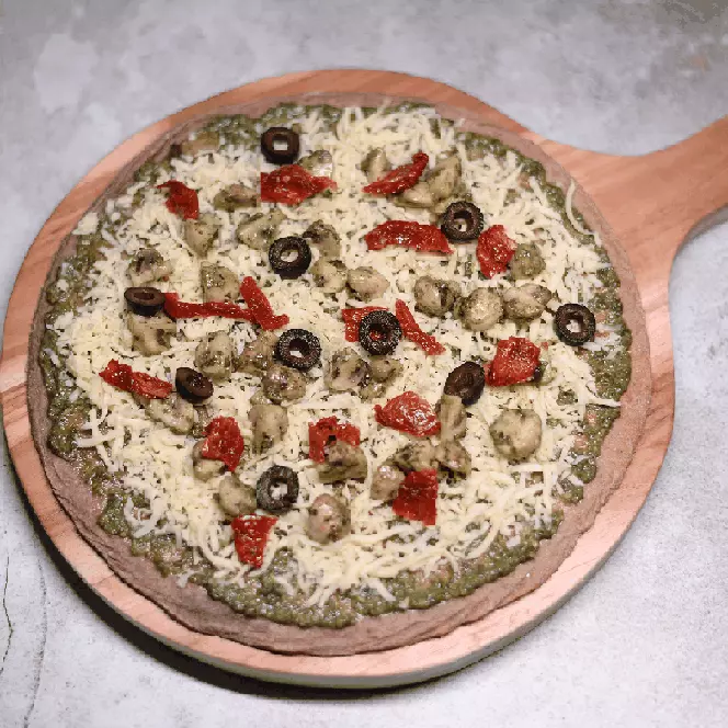 Amaranth & Water Chestnut Crust