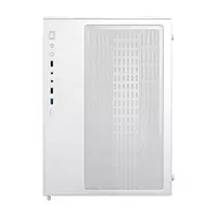 Ant Esports Crystal ARGB White E-ATX Mid Tower Case – Tempered Glass | ARGB Fans