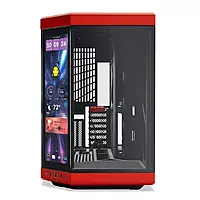 HYTE Y70 Touch Infinite Mid Tower Case – E-ATX | Black Cherry