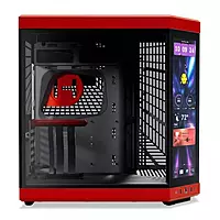 HYTE Y70 Touch Infinite Mid Tower Case – E-ATX | Black Cherry