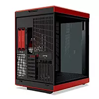 HYTE Y70 Touch Infinite Mid Tower Case – E-ATX | Black Cherry