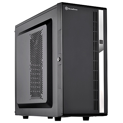 Silverstone Alloy Steel Tower Case X V2.0,Black(CS-380B)