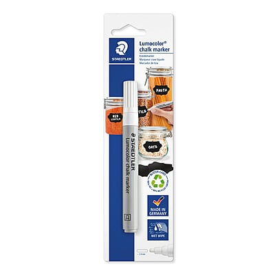 STAEDTLER 344 LUMO CHALK MARKER - WHITE 00
