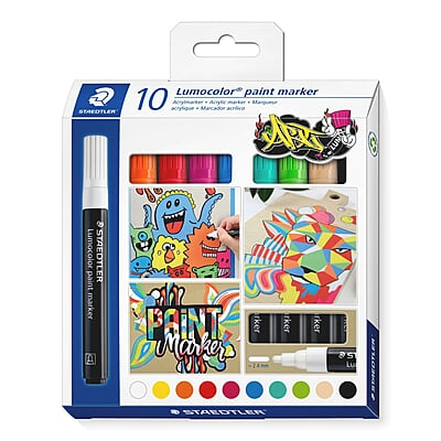 STAEDTLER 349 LUMO ACR MARKER - 10
