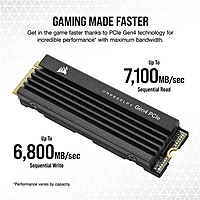 Corsair MP600 PRO LPX 2TB NVMe Gen4 SSD – Up to 7100MB/s | M.2 2280