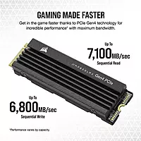 Corsair MP600 PRO LPX 2TB NVMe Gen4 SSD – Up to 7100MB/s | M.2 2280