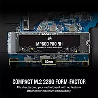 Corsair MP600 PRO NH 2TB NVMe Gen4 SSD – Up to 7000MB/s | M.2 2280