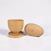 Channapatna Toys Montessori Wooden Egg and Cup Set