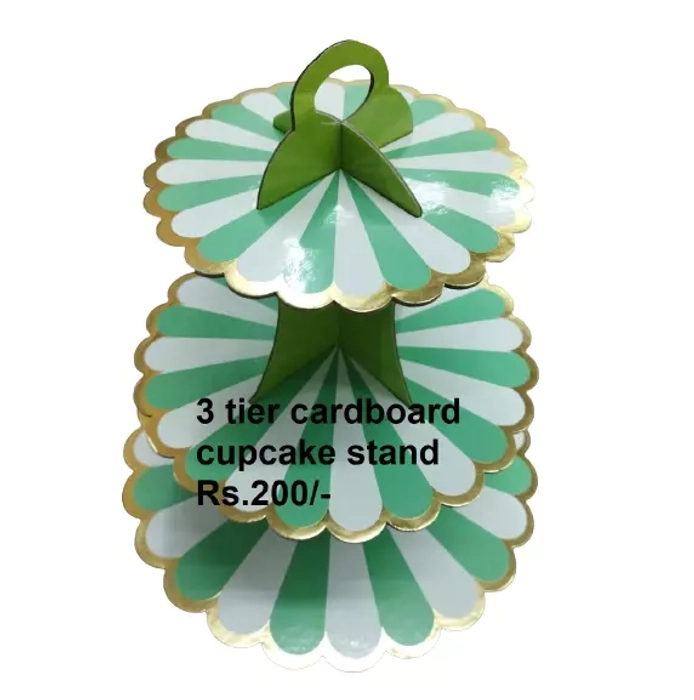 Cupcake tier stand cardboard