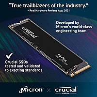 Crucial P3 Plus 1TB NVMe SSD – M.2 2280 | PCIe Gen4 | Up to 5000MB/s Read