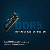 Crucial 8GB DDR5 4800MHz CL40 Laptop RAM – SO-DIMM Lifetime Warranty