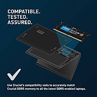 Crucial 8GB DDR5 4800MHz CL40 Laptop RAM – SO-DIMM  Lifetime Warranty