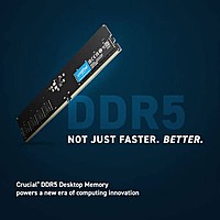 Crucial 8GB DDR5 4800MHz CL40 Desktop RAM – UDIMM | Lifetime Warranty