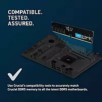 Crucial 8GB DDR5 4800MHz CL40 Desktop RAM – UDIMM | Lifetime Warranty