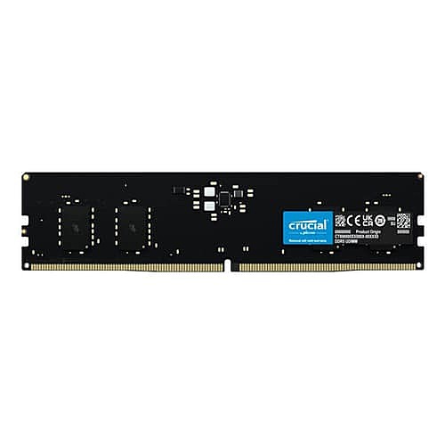 Crucial 8GB DDR5 4800MHz CL40 Desktop RAM – UDIMM | Lifetime Warranty