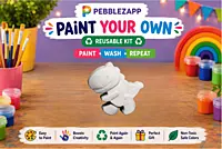 Custom Reusable Dino DIY Painting Kit- Set of 1