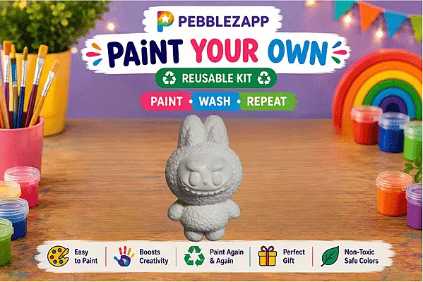 Custom Reusable labubu DIY Painting Kit- Set of 1