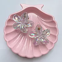 Transparent Glossy Flower Hair clip
