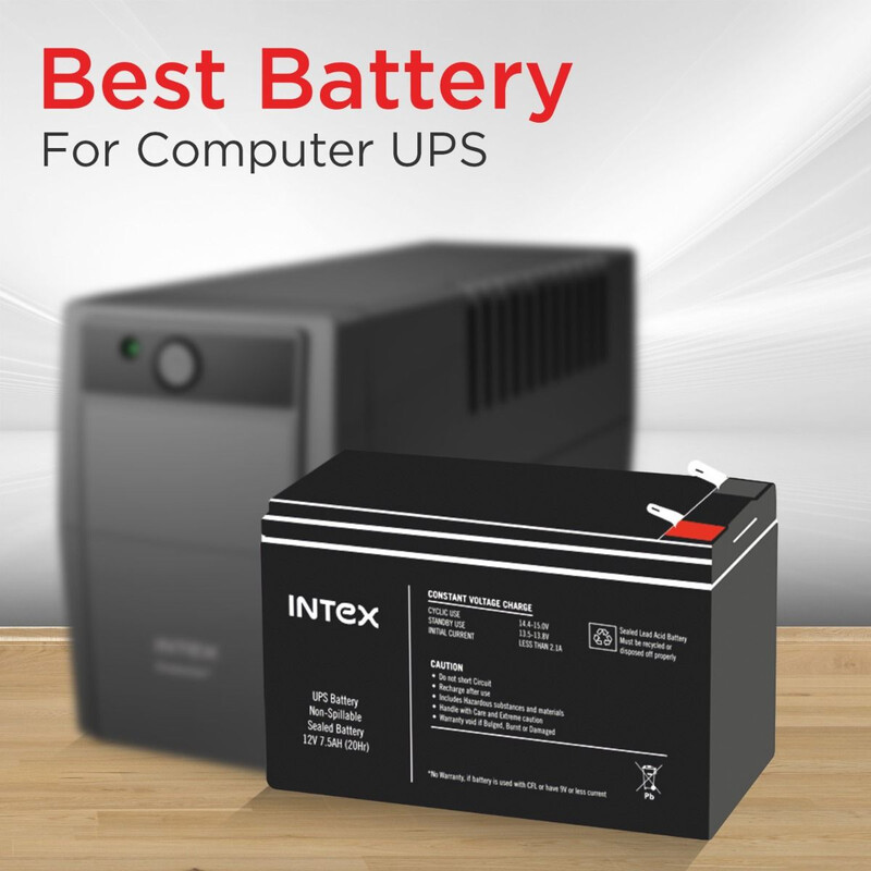 Intex USP Sealed Battery 12V 7AH 20hr