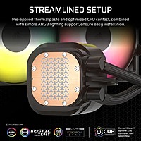 Corsair Nautilus 240 RS ARGB CPU Liquid Cooler – 240mm AIO | Black