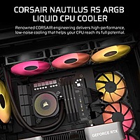 Corsair Nautilus 360 RS ARGB (Black) – 360mm AIO Liquid CPU Cooler