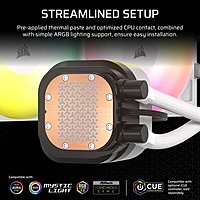Corsair Nautilus 240 RS ARGB (White) – 240mm AIO Liquid CPU Cooler